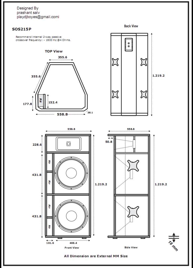 Speaker Box Subwoofer Design